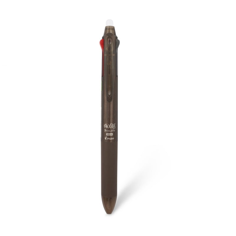 Pilot FriXion Ball Slim 3 Colors Gel Ink Multi Pen - 0.5 mm Wood