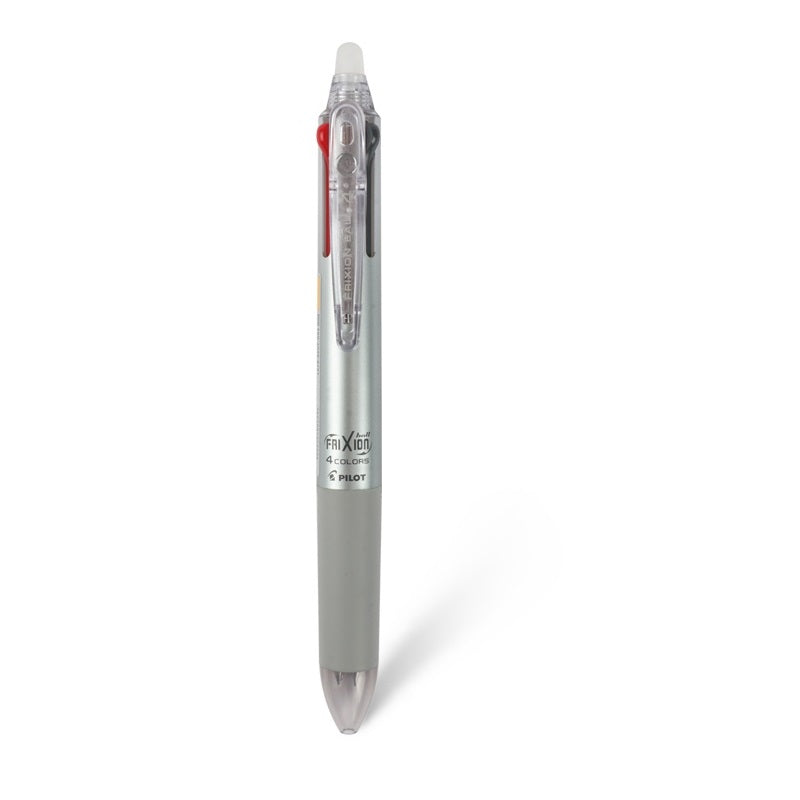 Pilot FriXion Ball 4 Color Gel Multi Pen - 0.38 mm Silver