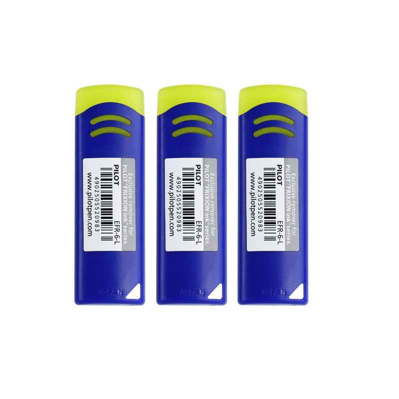 Pilot FriXion Remover Eraser EFR6 -3 Pack Blue
