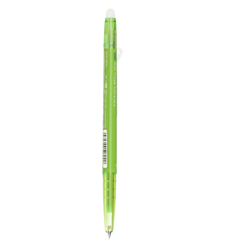 Pilot Frixion Ball Slim Erasable Gel Pen Extra Fine Point 0.38mm 3 Pack Light Green