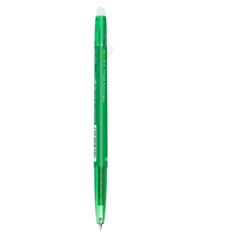 Pilot Frixion Ball Slim Erasable Gel Pen Extra Fine Point 0.38mm 3 Pack Green