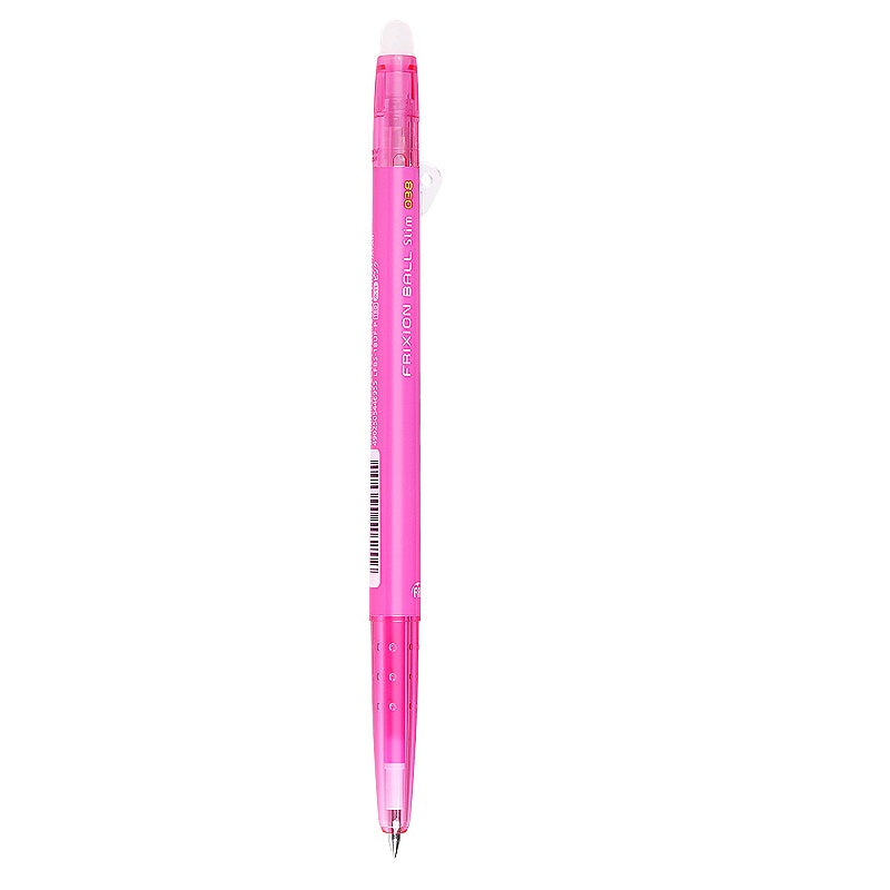 Pilot Frixion Ball Slim Erasable Gel Pen Extra Fine Point 0.38mm 3 Pack Pink