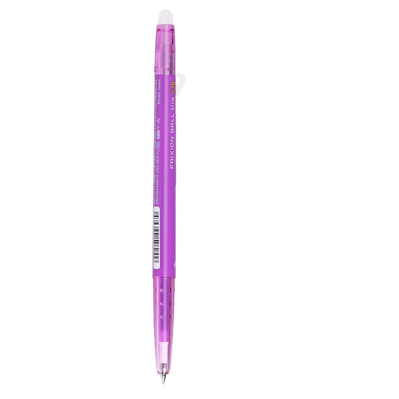 Pilot Frixion Ball Slim Erasable Gel Pen Extra Fine Point 0.38mm 3 Pack Purple