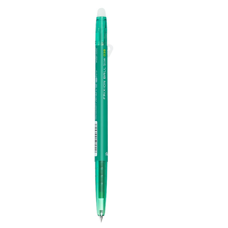 Pilot Frixion Ball Slim Erasable Gel Pen Extra Fine Point 0.38mm 3 Pack Dark Green