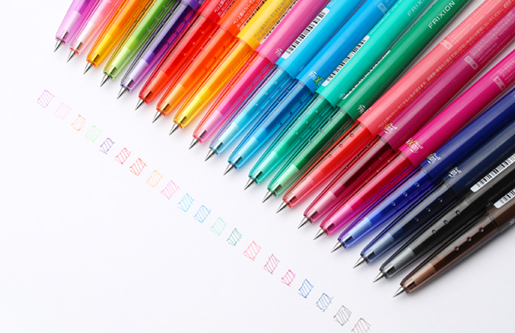 Pilot Frixion Ball Slim Erasable Gel Pen Extra Fine Point 0.38mm 3 Pack