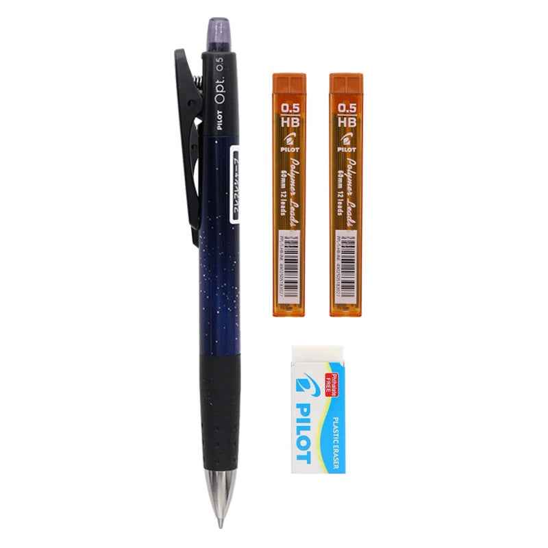 Pilot Fure Opt Shaker Mechanical Pencil 0.5mm with Refill Leads Eraser SD Blue