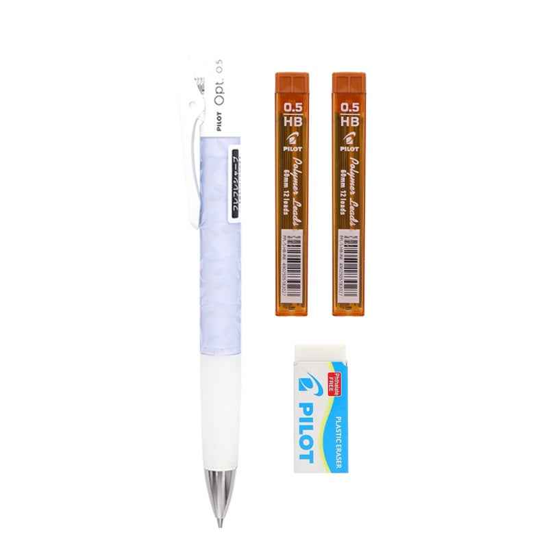 Pilot Fure Opt Shaker Mechanical Pencil 0.5mm with Refill Leads Eraser EF Blue