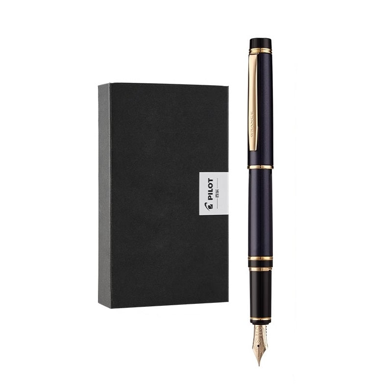 Pilot Grance Fountain Pen 14K Gold Fine Nib Dark Blue