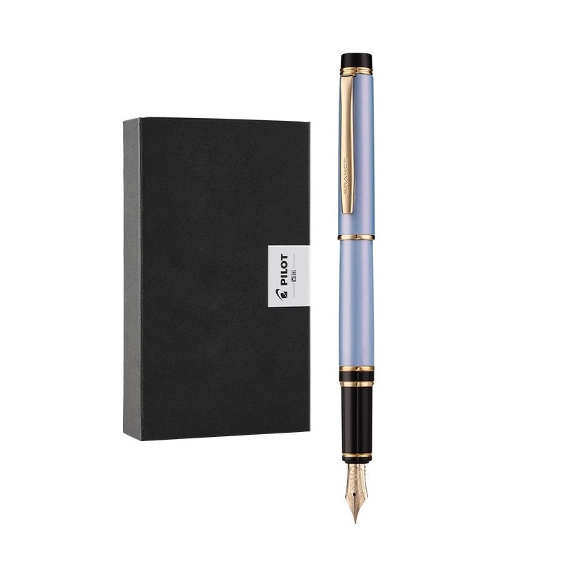 Pilot Grance Fountain Pen 14K Gold Fine Nib Pearl Blue