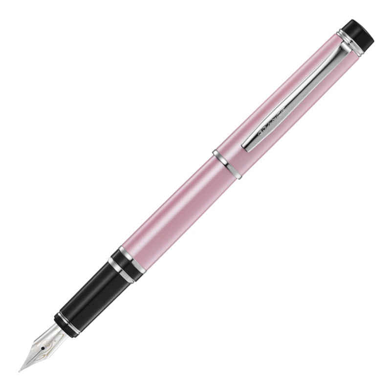 PILOT Grance Fountain Pen,Silver Alloy Fine Nib Sakura Pink