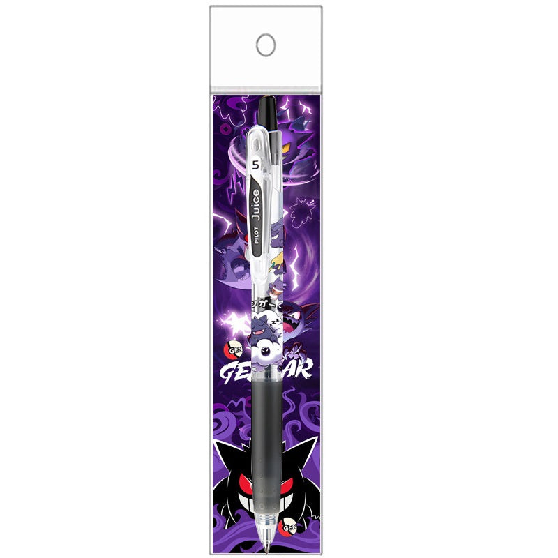 Pilot Juice x Pokemon Gengar Gel Pen - 0.5mm Black Ink - 3 Pack