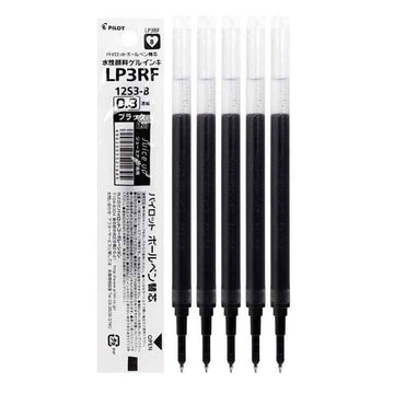 Pilot LP3RF-12S3 Juice Up Gel Pen Refill 0.3mm 5 Pack Black