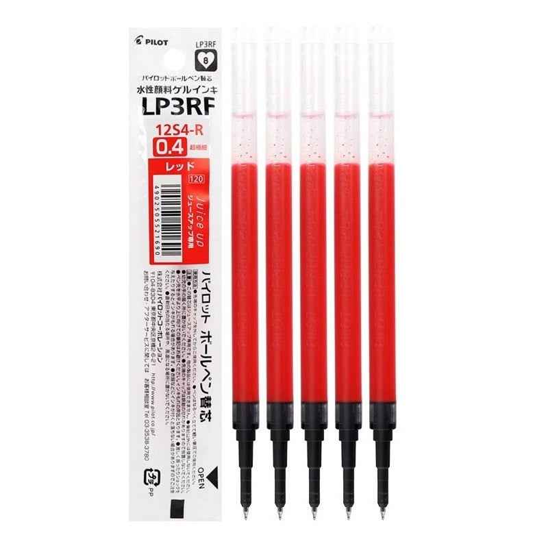 Pilot LP3RF-12S4 Juice Up Gel Pen Refill 0.4mm 5 Pack Red