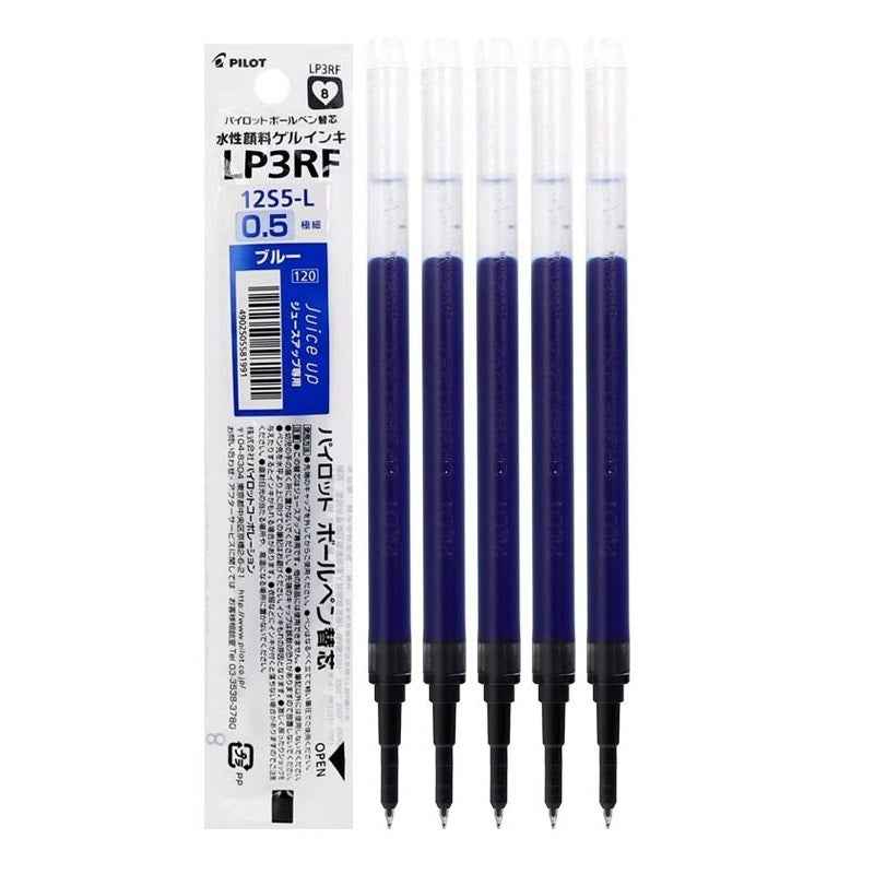 Pilot LP3RF-12S5 Juice Up Gel Pen Refill 0.5mm 5 Pack Blue
