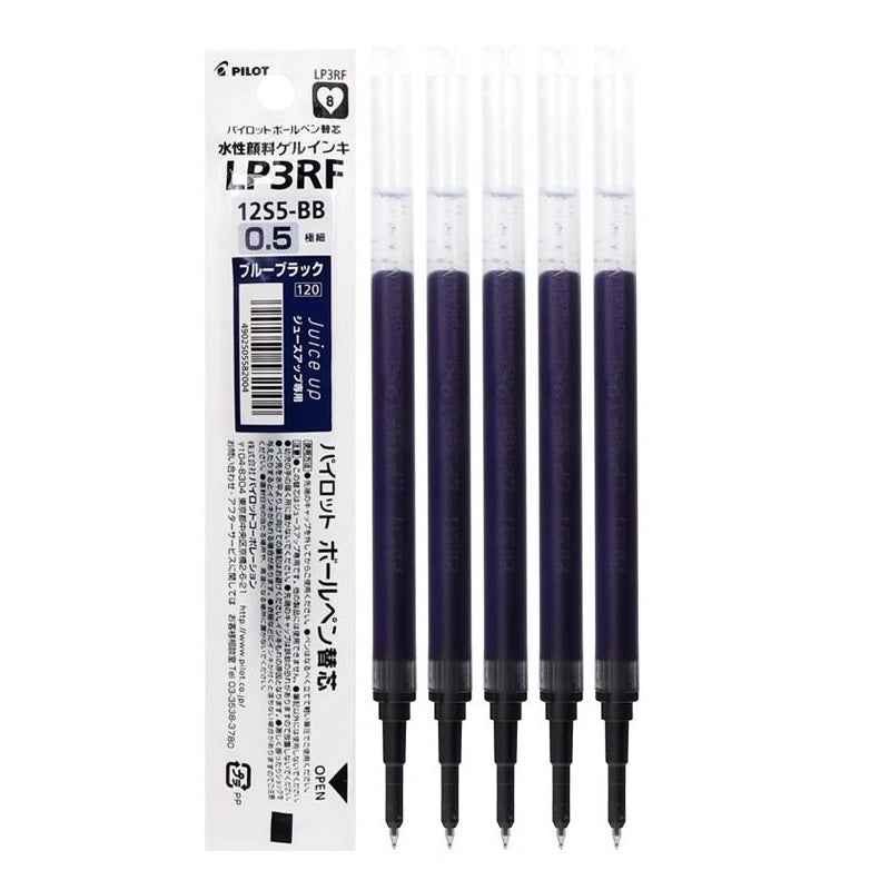 Pilot LP3RF-12S5 Juice Up Gel Pen Refill 0.5mm 5 Pack Dark Blue