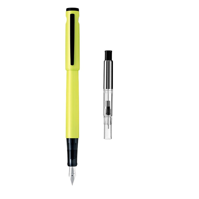 Pilot Lightive Fountain Pen with Ink Converter Yellow