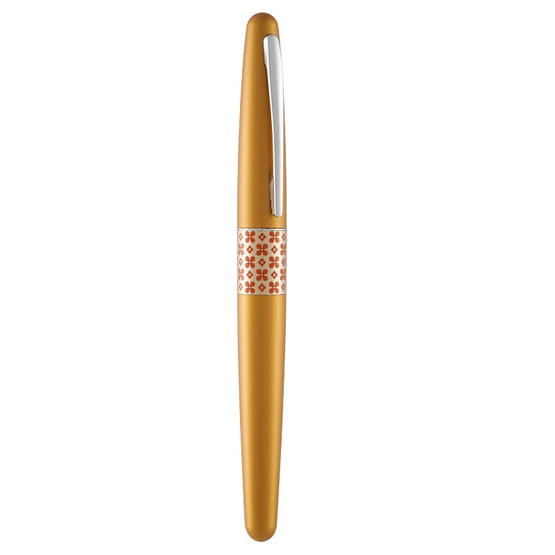 Pilot Metropolitan Animal Fountain Pens 88G Metal Body Orange Flower