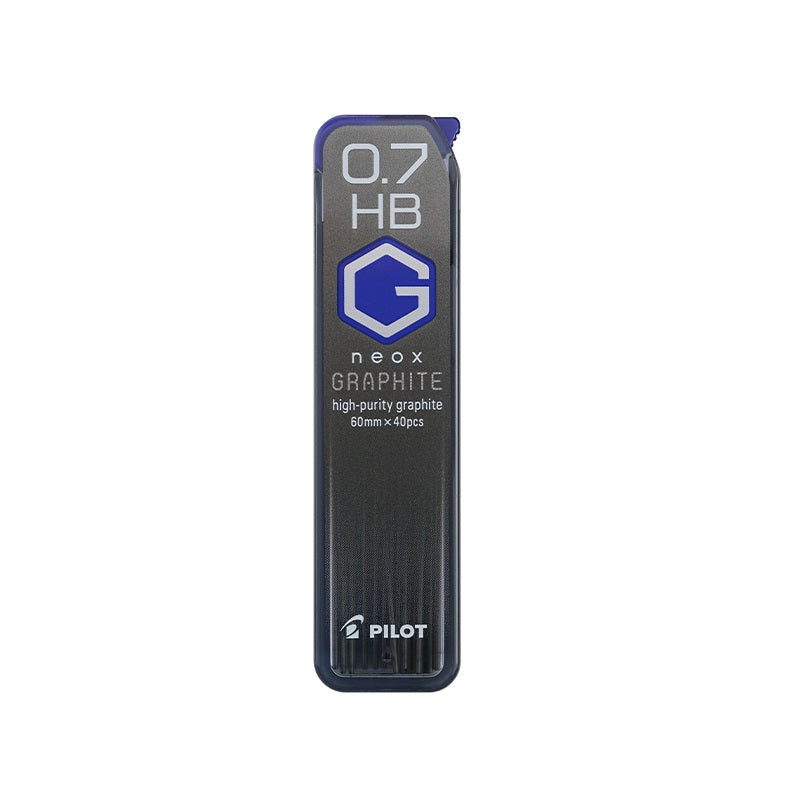 Pilot Neox High-Purity Graphite Pencil Lead - 0.3/0.5/0.7/0.9mm,2 Pack HB-0.7mm