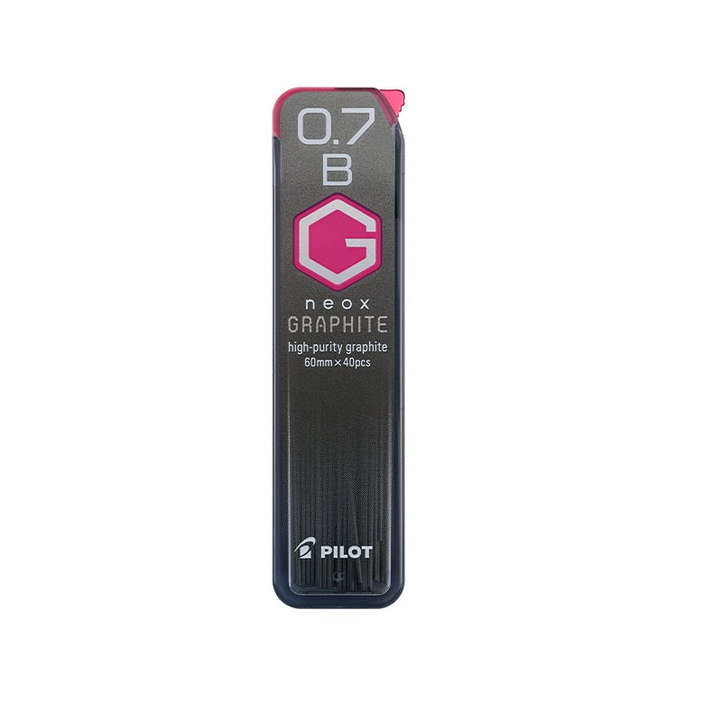 Pilot Neox High-Purity Graphite Pencil Lead - 0.3/0.5/0.7/0.9mm,2 Pack B-0.7mm