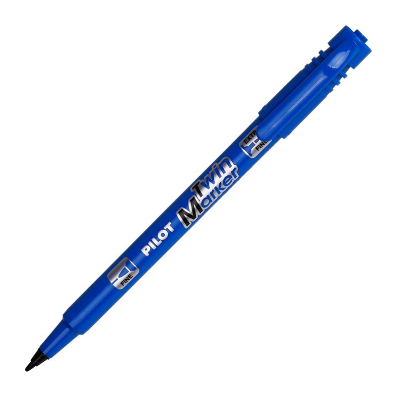 Pilot Oil-Based Twin Marker No Xylene - Extra Fine / Fine - 12 Colours