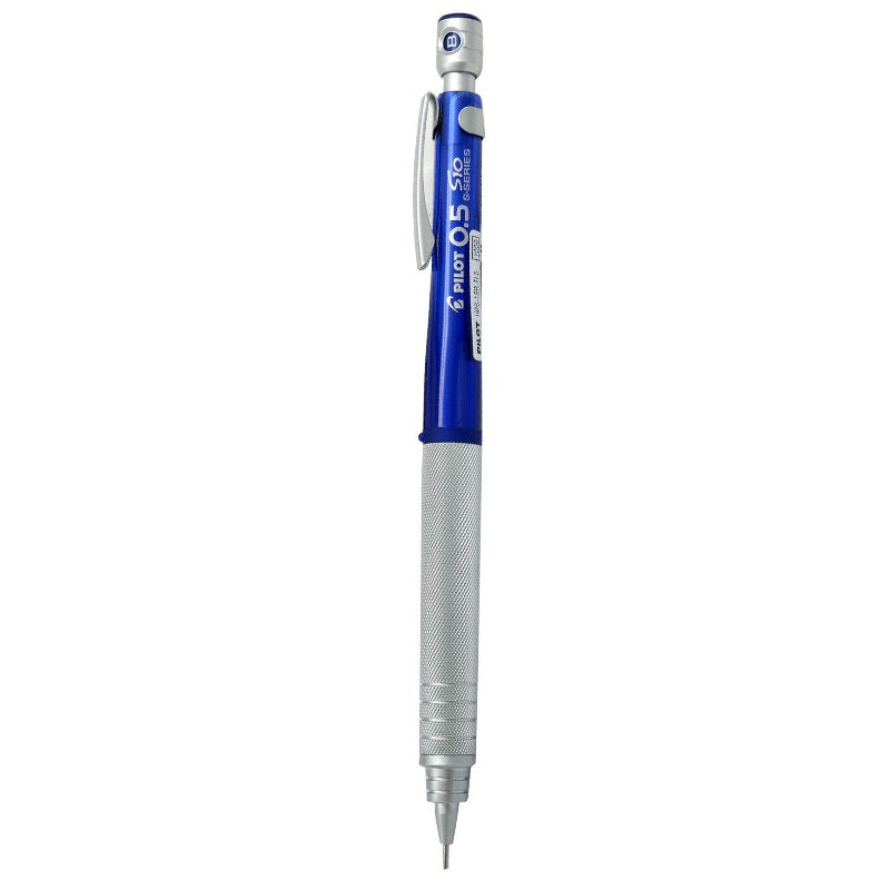 Pilot S10 Drafting Mechanical Pencil | Metal Low Center of Gravity | 0.3 / 0.4 / 0.5 / 0.9mm Blue 0.5mm