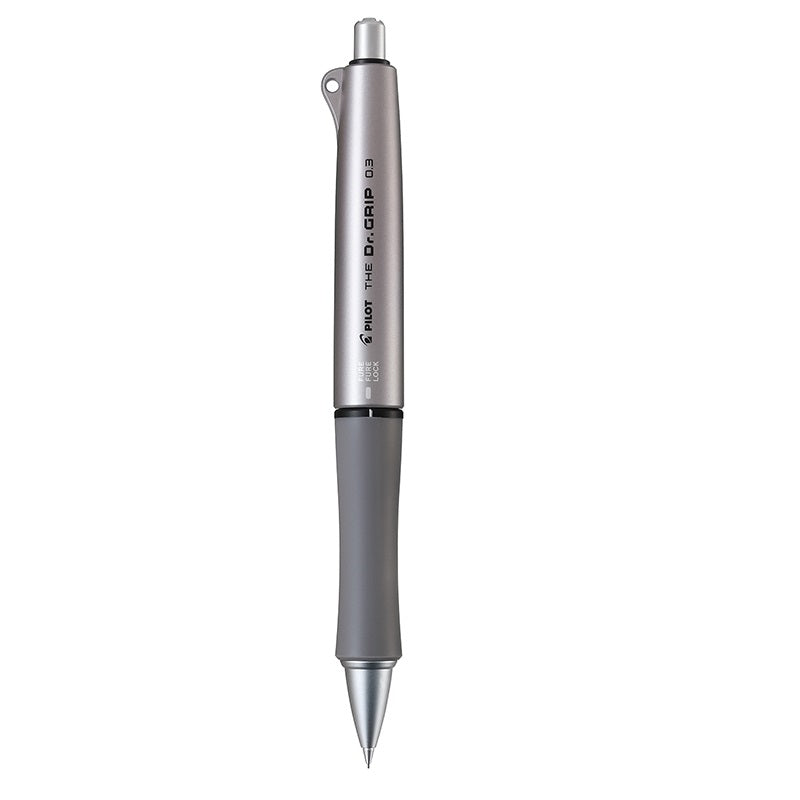 Pilot THE Dr. GRIP Shaker Mechanical Pencil - 0.3mm Silver Grey