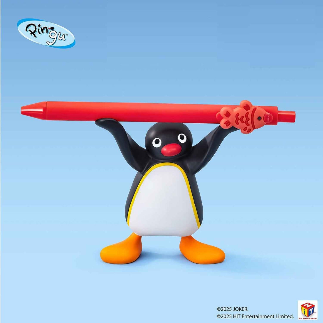 Pingu Penguin Pen Holder with 1 Gel Pen A