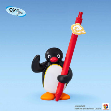 Pingu Penguin Pen Holder with 1 Gel Pen A