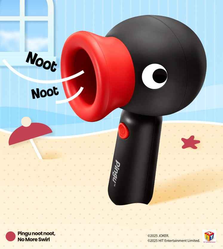 Pingu Summer Toy Fan – Cute Portable Mini Fan, TYPE-C Rechargeable