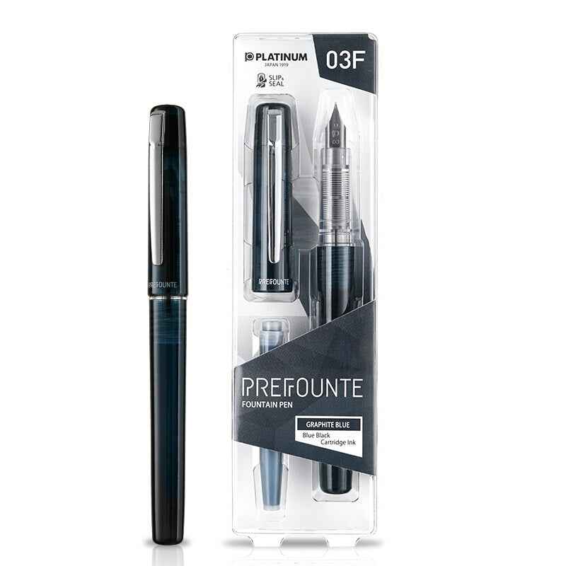 Platinum Prefounte Fountain Pen - 03 Fine Blue