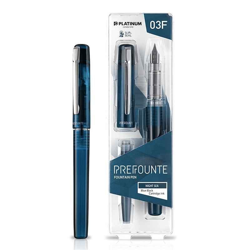 Platinum Prefounte Fountain Pen - 03 Fine Night Sea