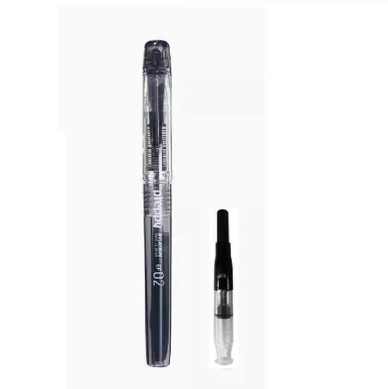 Platinum Preppy Fountain Pen with Ink Cartridge and Converter Black
