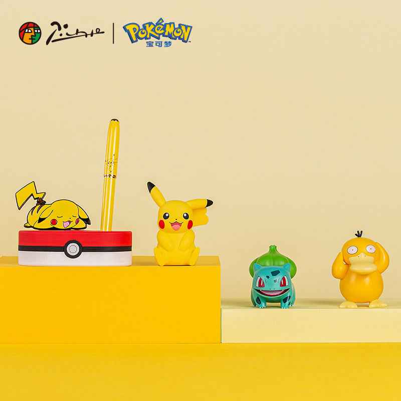 Pimio Pokemon Pikachu Fountain Pen with Stand & Gift Box
