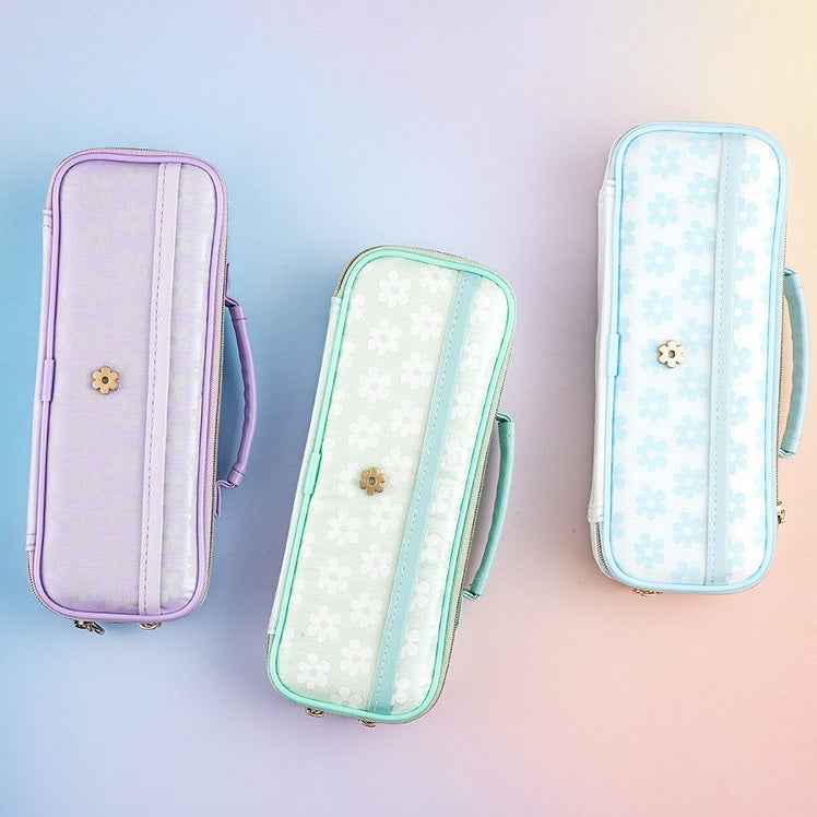 Raymay Fujii FSB1269 Pencil Case, Top Liner, Flower