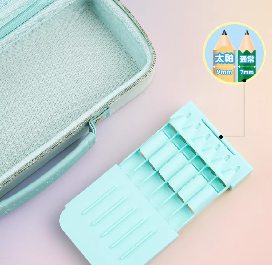Raymay Fujii FSB1269 Pencil Case, Top Liner, Flower