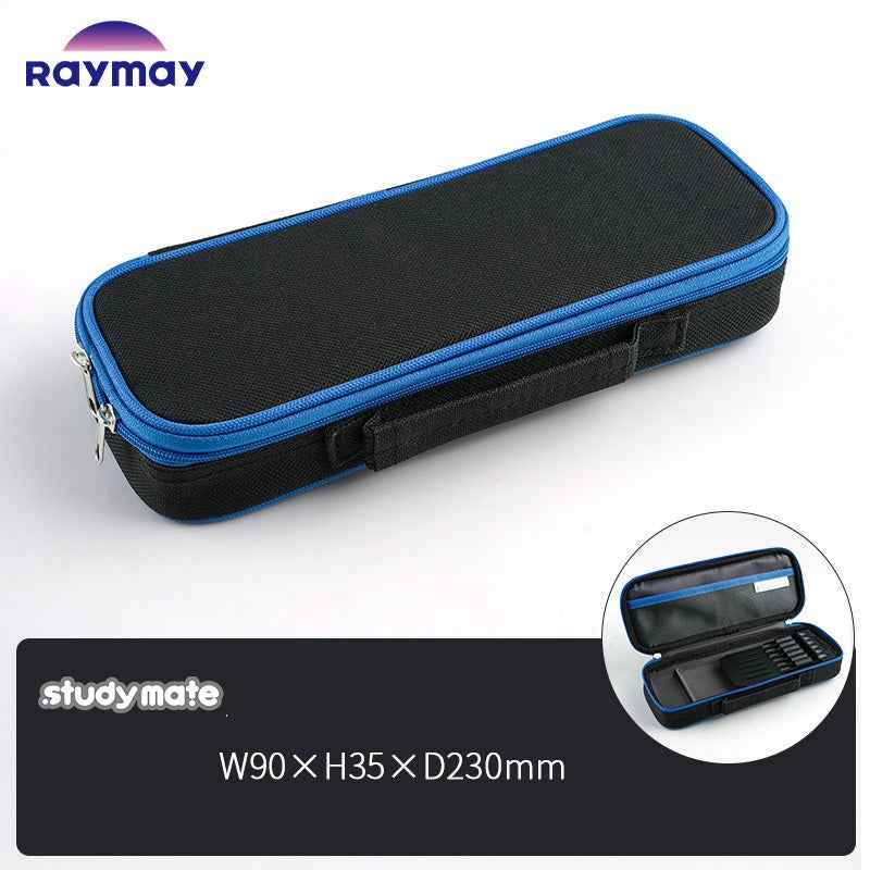 Raymay Studymate Topliner Pen Case - Polyester Black