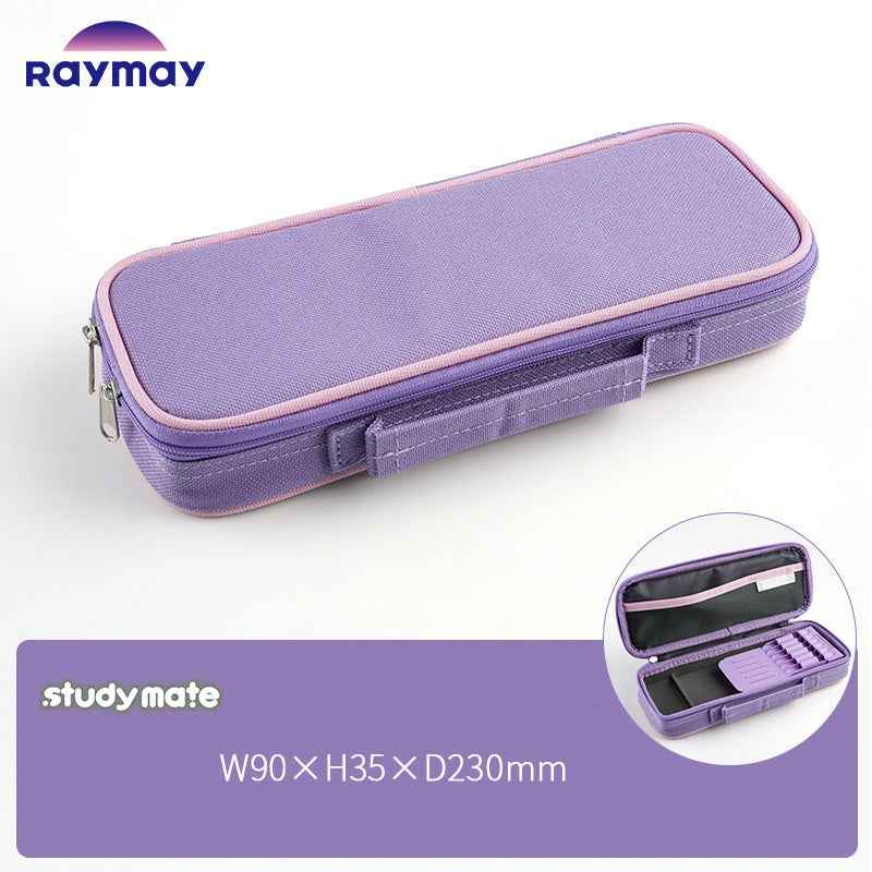 Raymay Studymate Topliner Pen Case - Polyester Purple