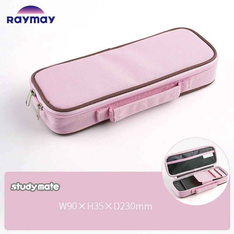 Raymay Studymate Topliner Pen Case - Polyester Light Pink