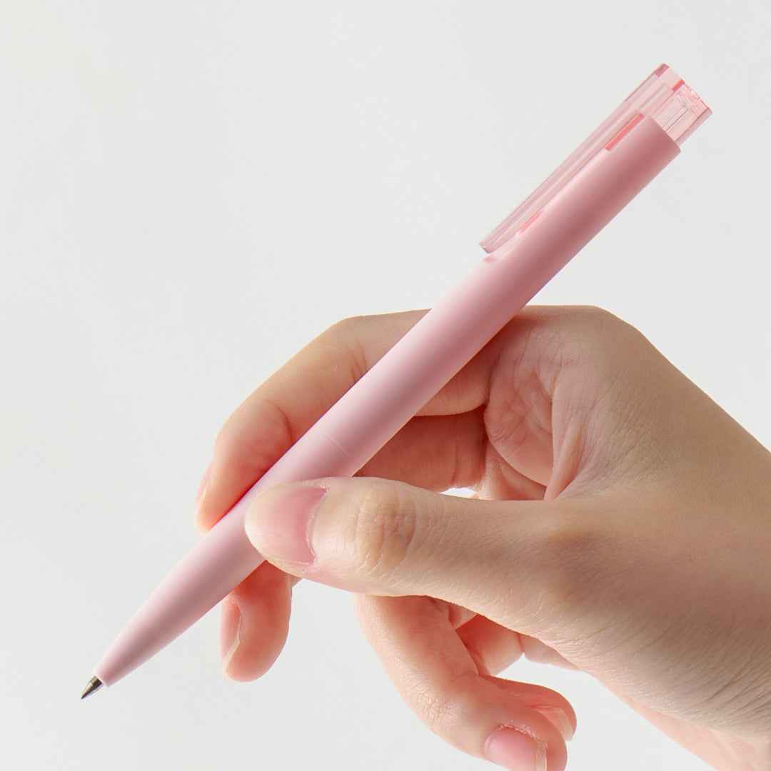 KACO Right Choice Gel Pen 0.5mm Black Ink 6 Pink Set