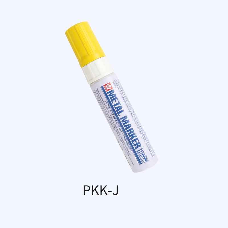 SAKURA Metal Marker PKK-J 10mm Extra Bold Permanent Ink Yellow
