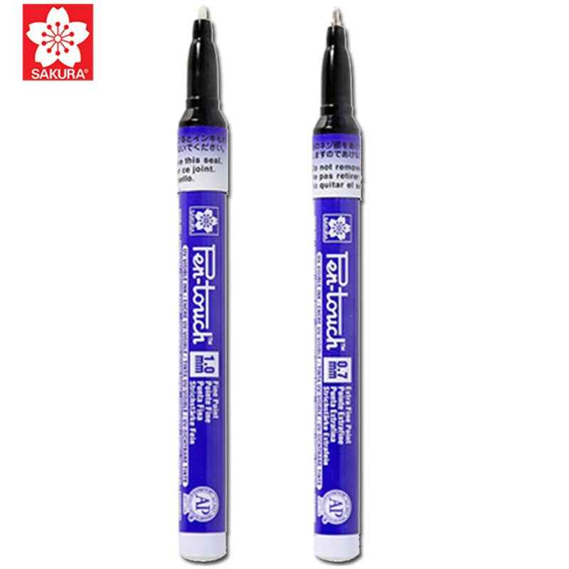 SAKURA Pen-Touch Paint Markers UV Visible Ink -2 Pack (0.7mm/1.0mm) 0.7mm + 1.0mm