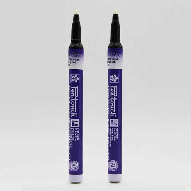 SAKURA Pen-Touch Paint Markers UV Visible Ink -2 Pack (0.7mm/1.0mm) 2pcs 0.7mm