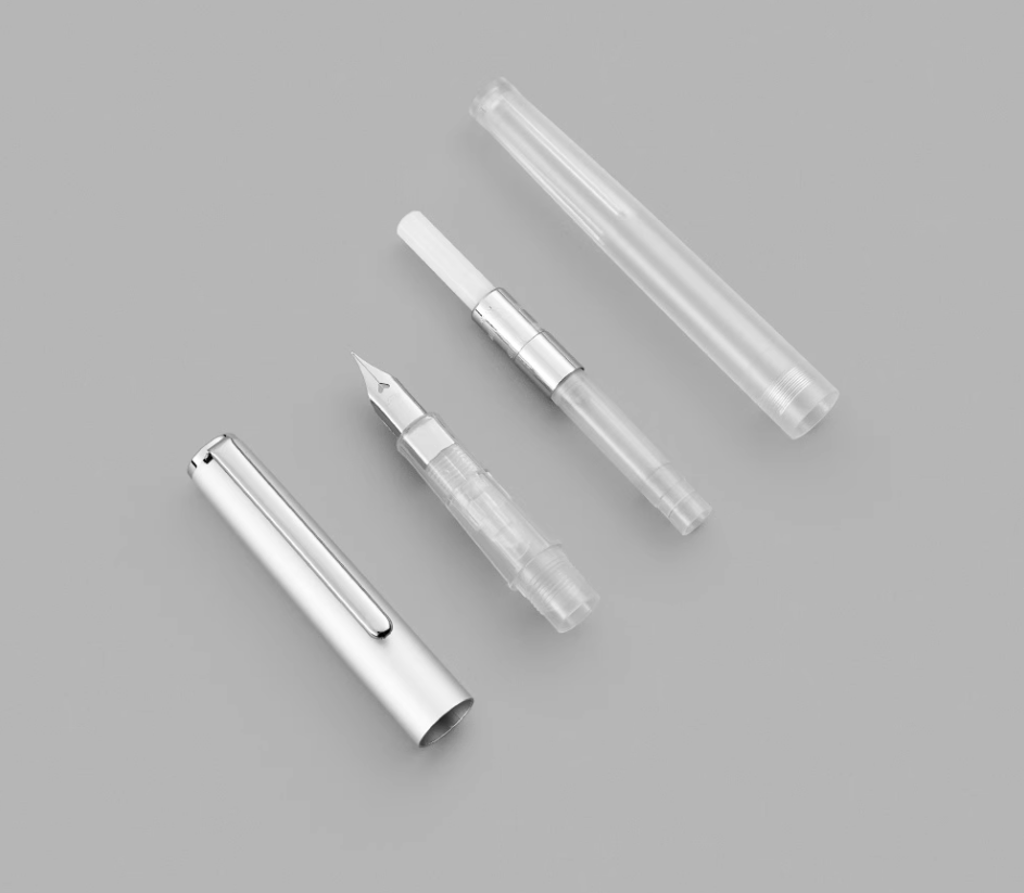 Sailor HighAce Neo Clear Beginners Fountain Pen, Steel Nib, Fine