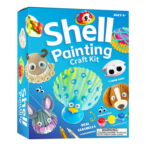 Kids Sea Shell Painting Craft Kit – TOUCHFIVE