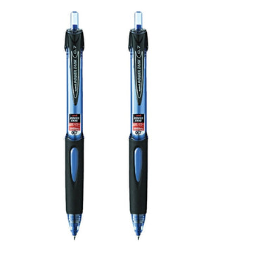 Uni Power Tank Pressurized Ballpoint Pen 0.7mm 2 Pack Blue