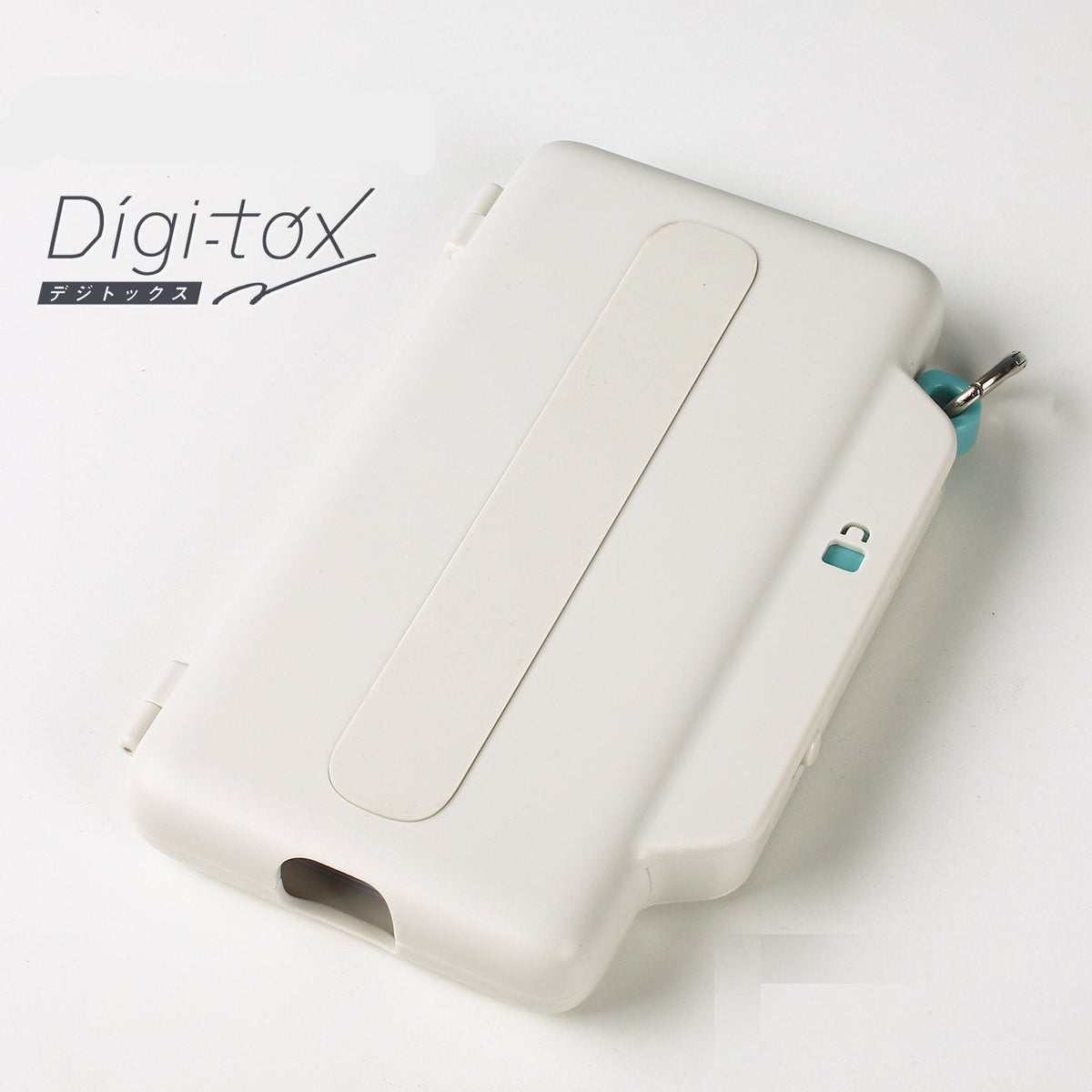 SONIC DG-263 Magnetic Phone Lock Box for Students, ABS Storage Case Ivory White