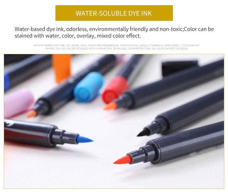 STA 3110 36 Color Double-Ended Watercolour Brush Pen