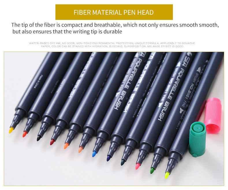 STA 3110 24 Color Double-Ended Watercolour Brush Pen