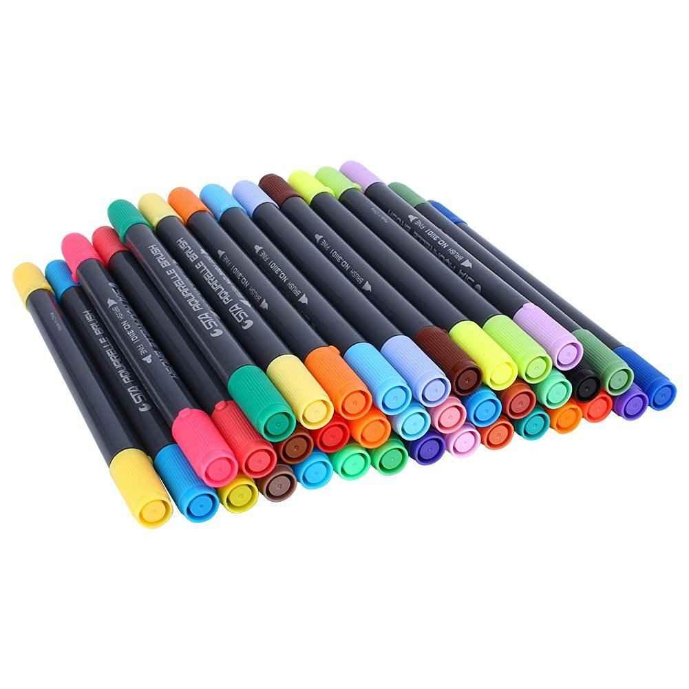 STA 3110 12 Color Double-Ended Watercolour Brush Pen