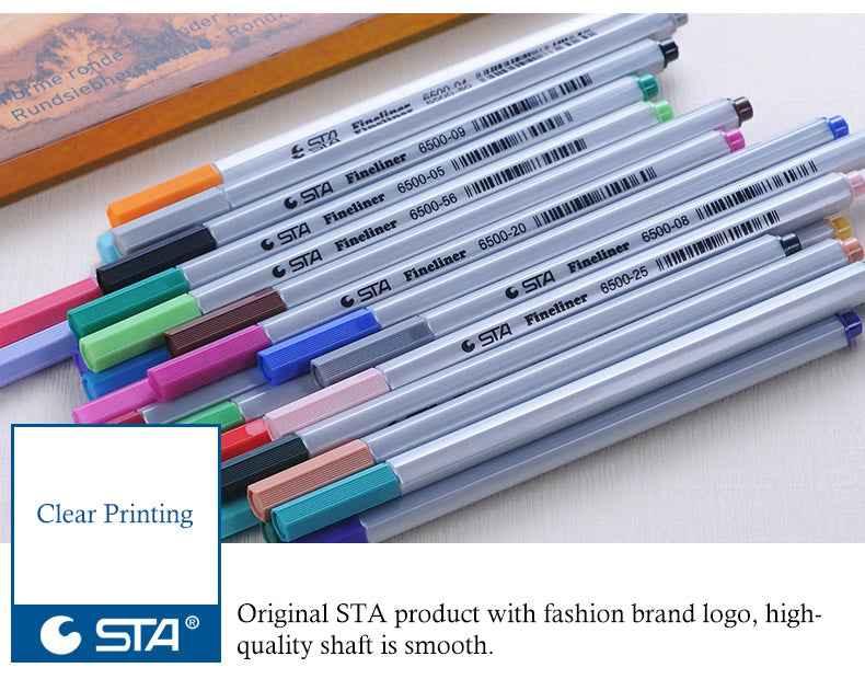 STA 26 Colors Art Fineliner Pens 0.4mm Fine Point